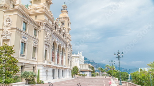 19th century baroque style palace of the Monte Carlo Casino in Monaco