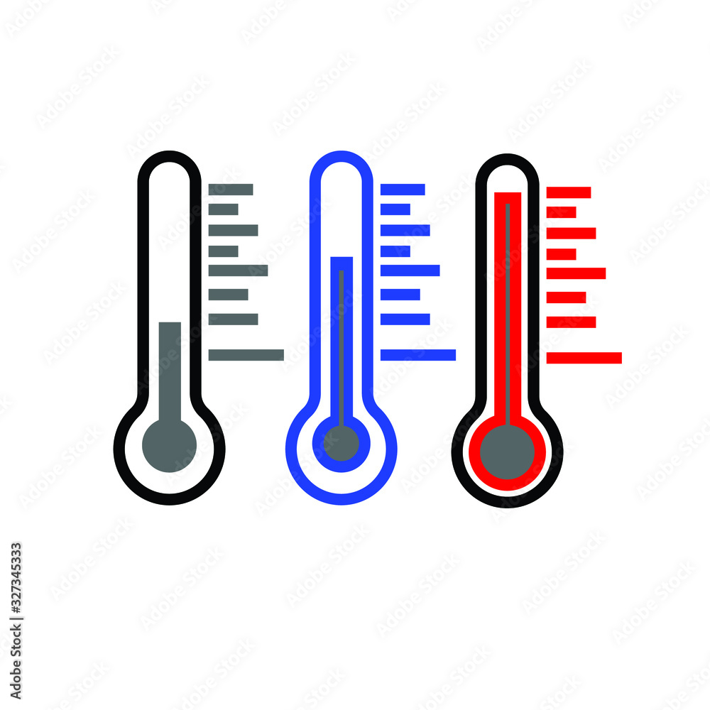 set of four thermometers set of four thermometers