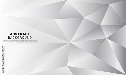 Abstract white poly background