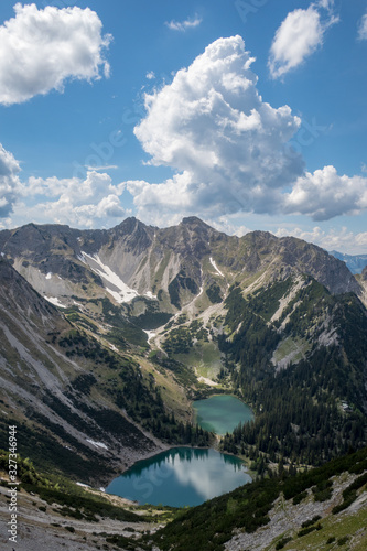 peaks of the Soierngruppe in Bavaria photo