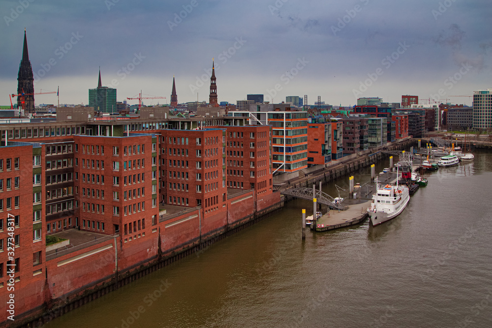 Hamburg, Germany - Speicherstadt in Hamburg
