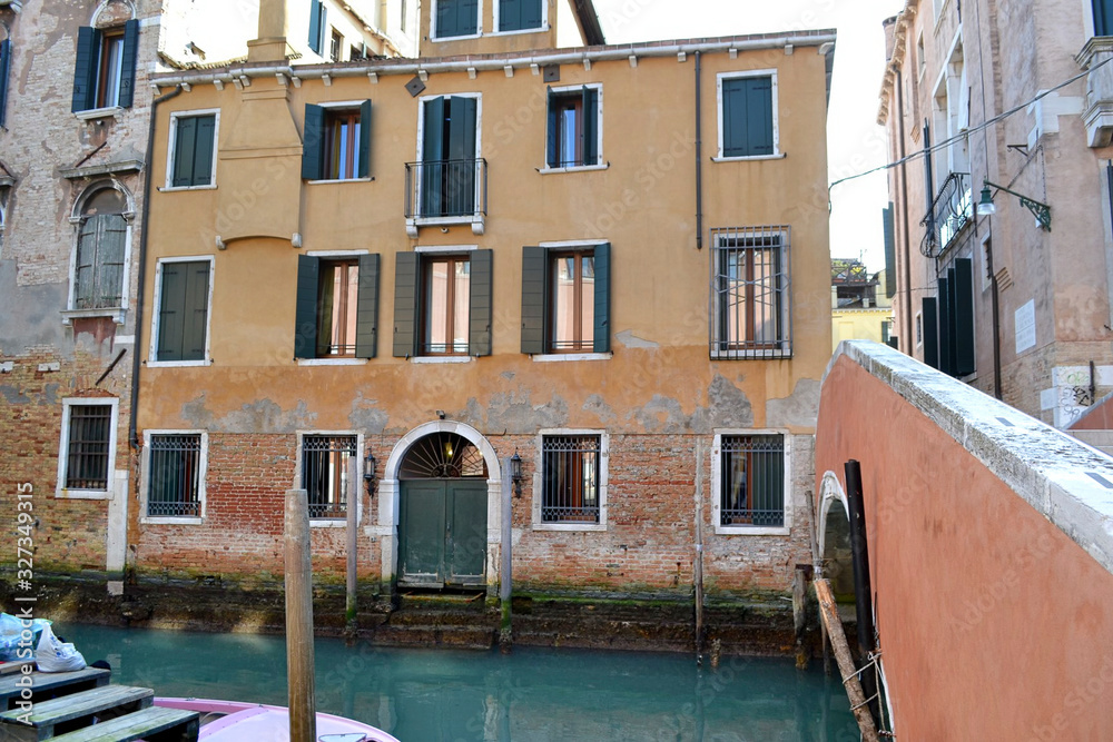an old house in venice in italy