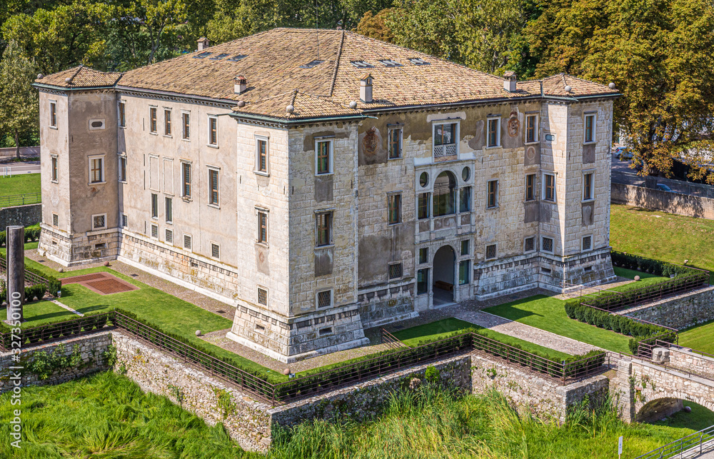 The Albere Palace is a Renaissance villa-fortress in Trento, Trentino Alto Adige, northern Italy, Europe