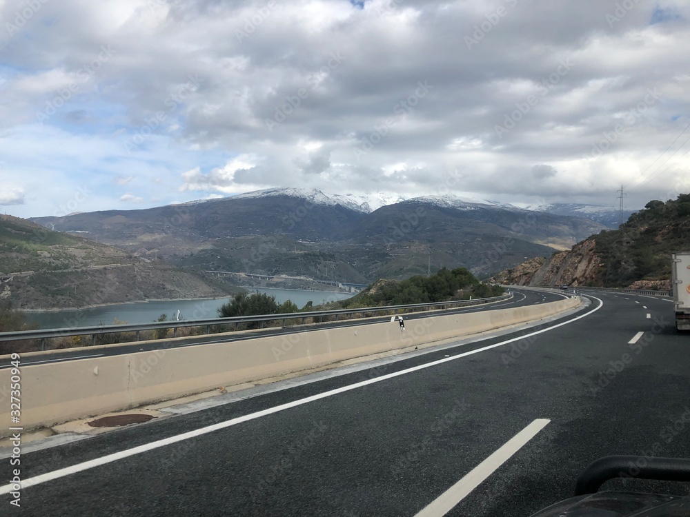 Fototapeta premium road in mountains