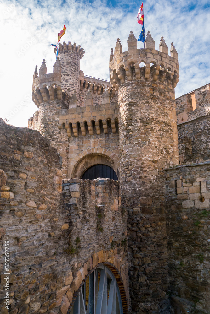 Templerburg Ponferrada -  Eingangstor