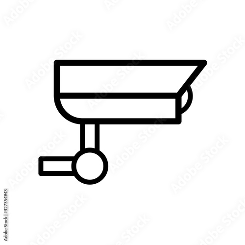 Security camera icon line style