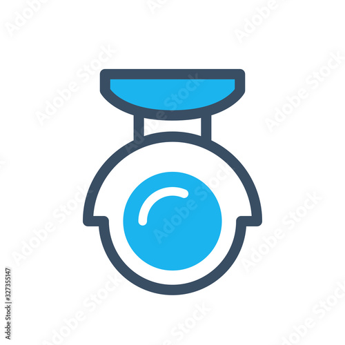 cctv icon filled outline style