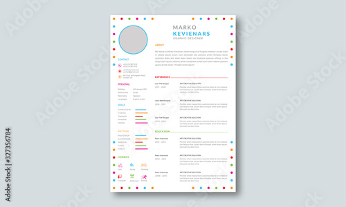 Modern Corporate Resume/Cv Template