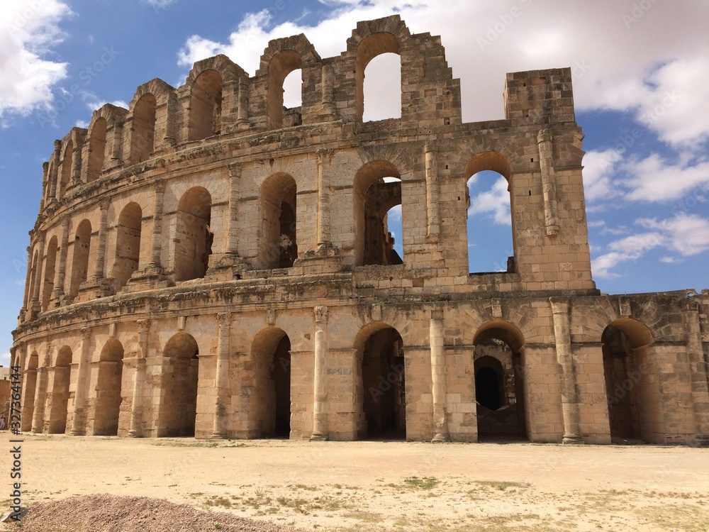 Naklejka premium roman amphitheater in turkey