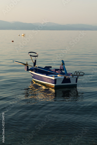 Boat in the sea © Razvan