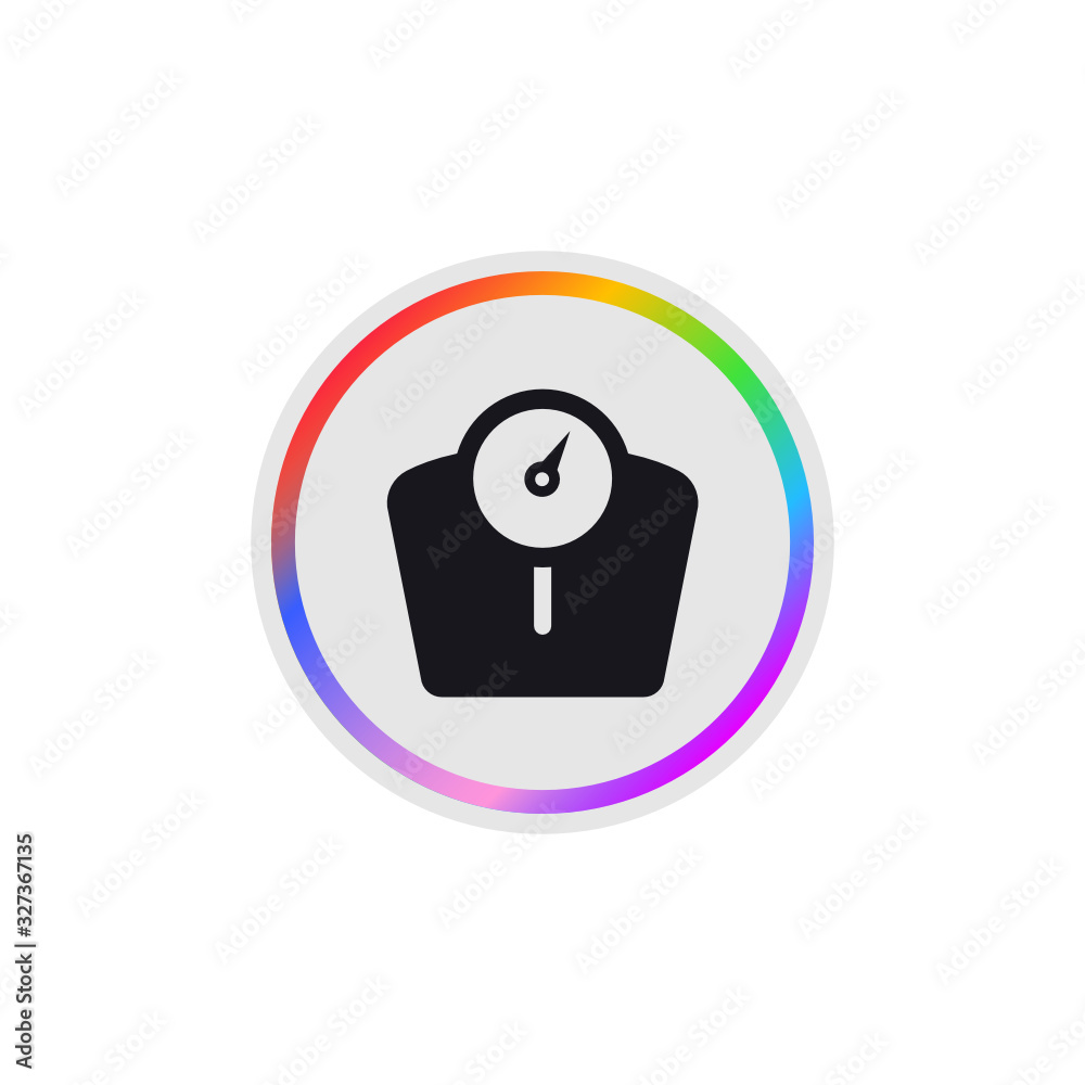 Weight Scale - Modern App Button Weight Scale - Modern App Button