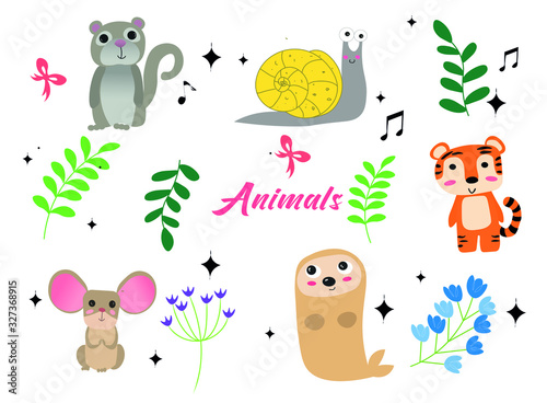 music and animals музыка и все животные вектор