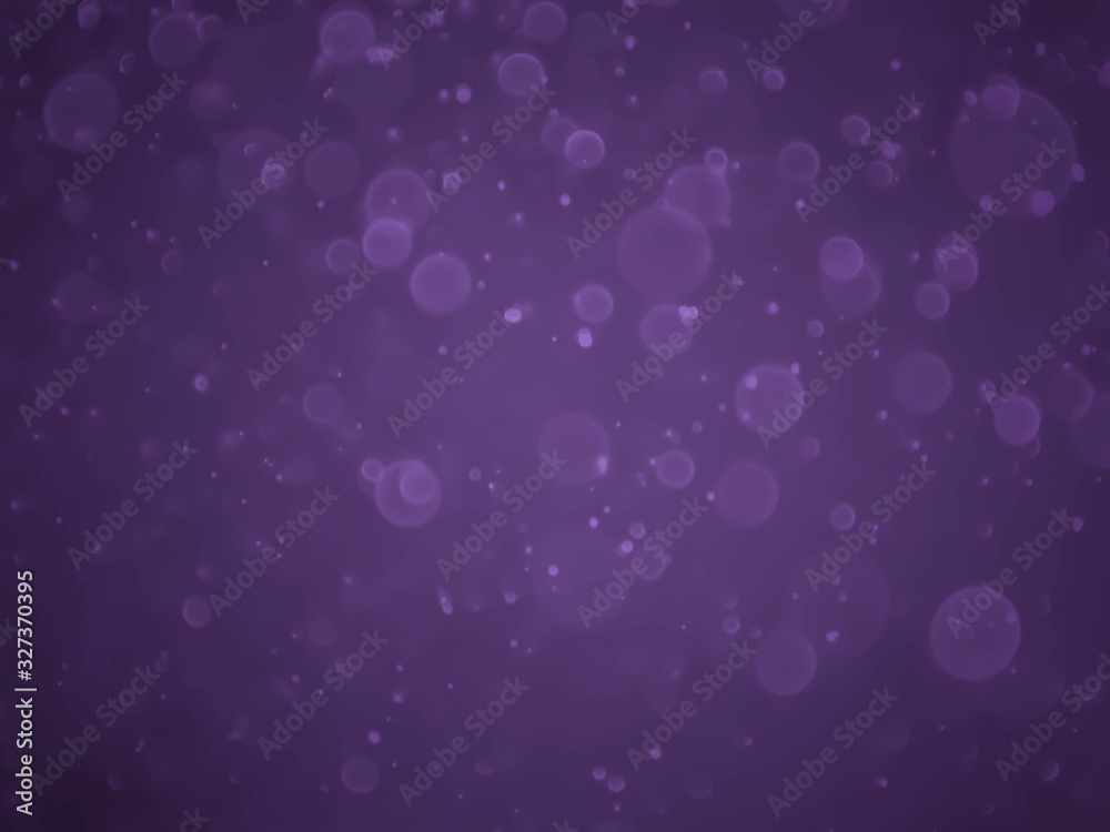 Bokeh purple proton background abstract.