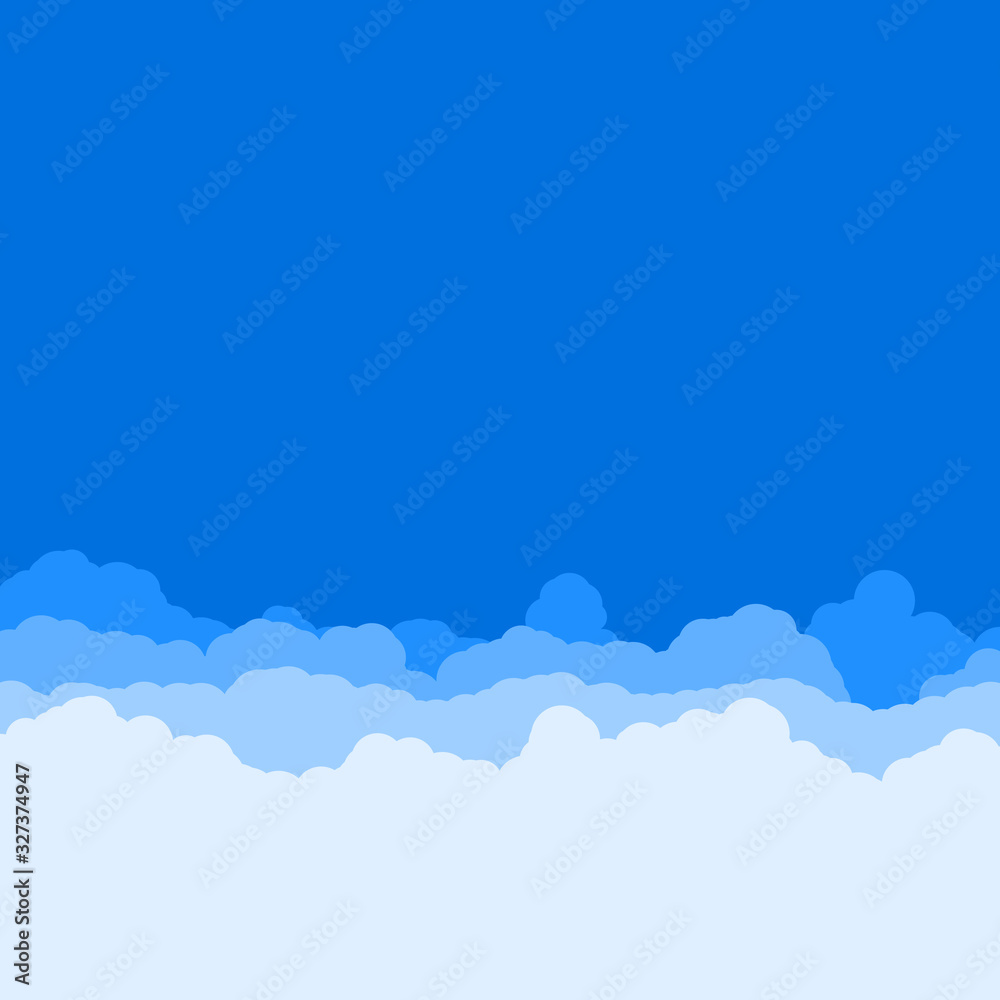 Abstract Color Clouds Sky Generative Art background illustration Abstract Color Clouds Sky Generative Art background illustration