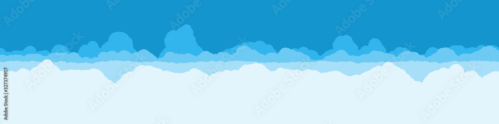 Abstract Color Clouds Sky Generative Art background illustration Abstract Color Clouds Sky Generative Art background illustration