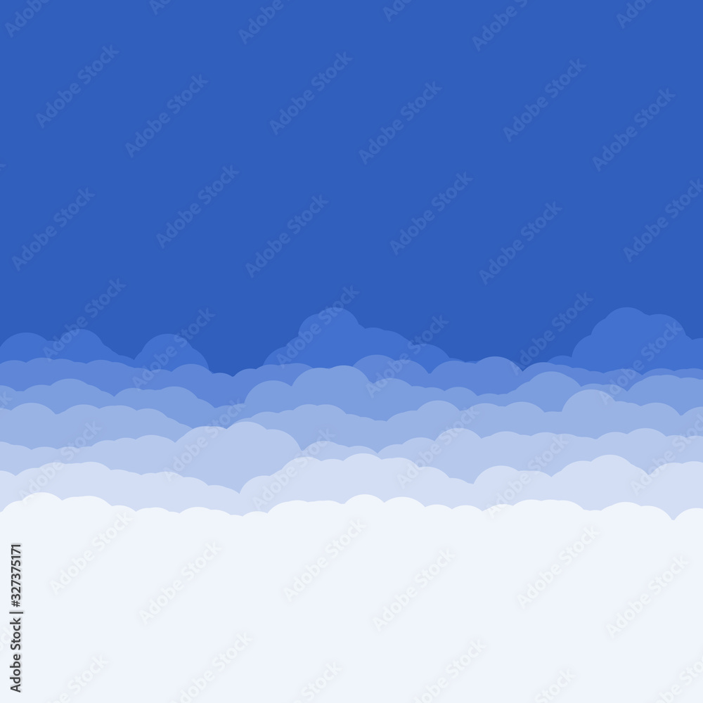 Abstract Color Clouds Sky Generative Art background illustration Abstract Color Clouds Sky Generative Art background illustration
