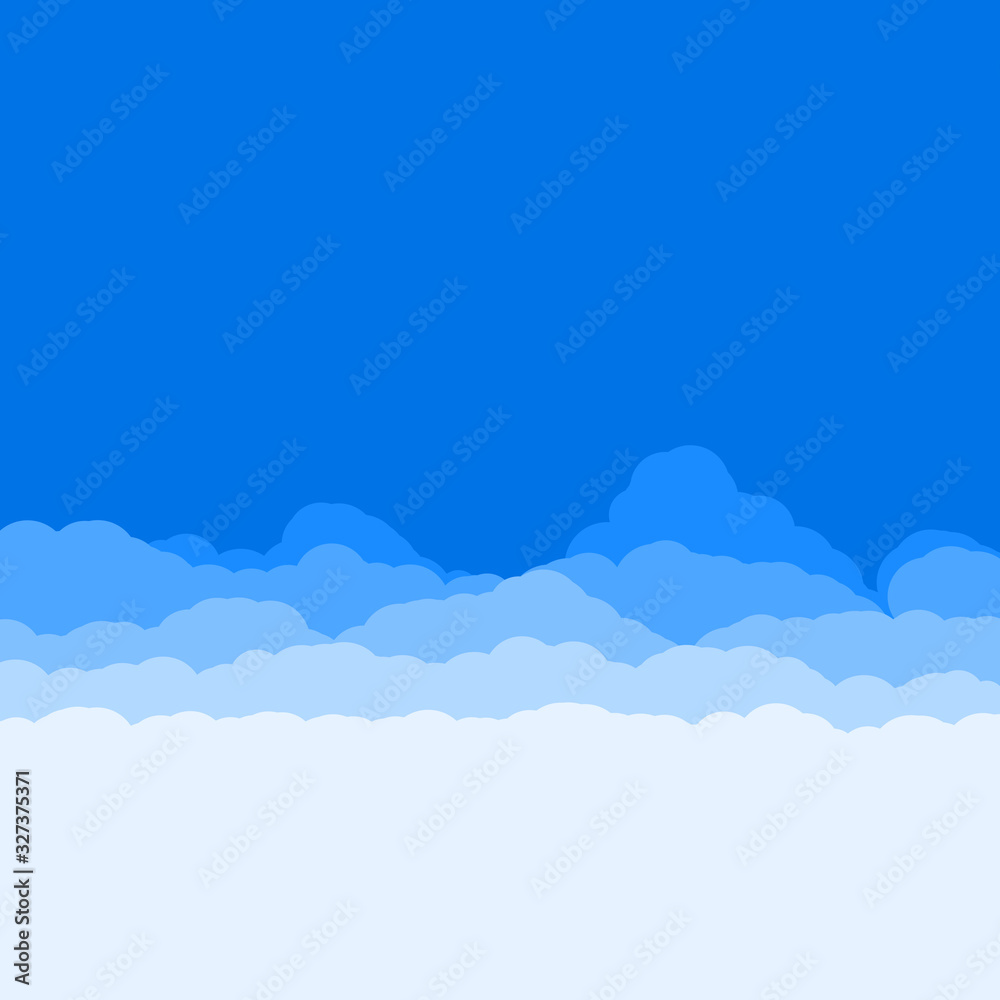Abstract Color Clouds Sky Generative Art background illustration Abstract Color Clouds Sky Generative Art background illustration