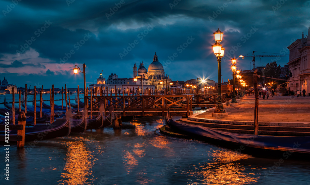 Venice at san marco in the evening