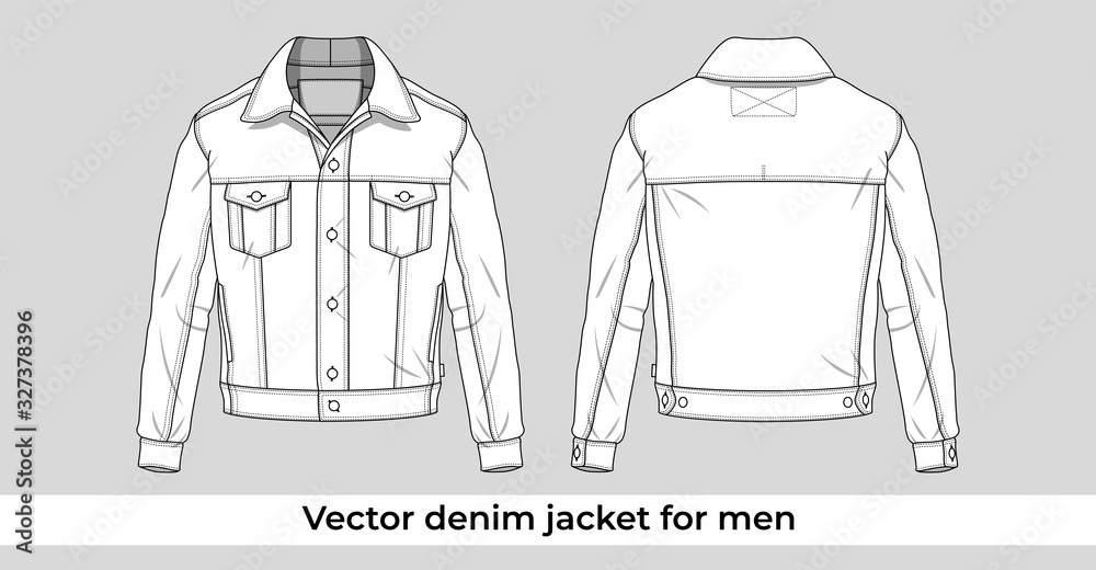 964 Jean jacket Vector Images  Depositphotos