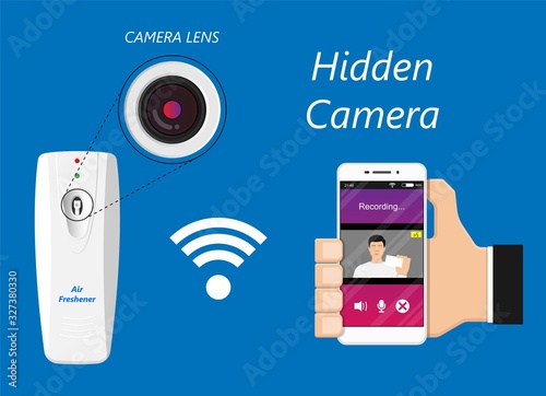 hidden camera spy monitoring record video DVR digital