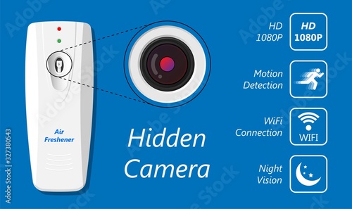 hidden camera spy monitoring record video DVR digital