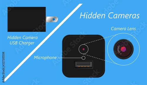 hidden camera spy monitoring record video DVR digital