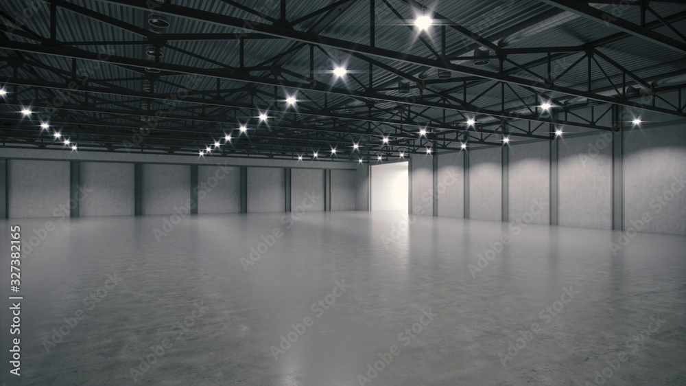 3D render of empty exhibition space. backdrop for exhibitions and events. Tile floor. Marketing mock up. 3D render of empty exhibition space. backdrop for exhibitions and events. Tile floor. Marketing mock up.