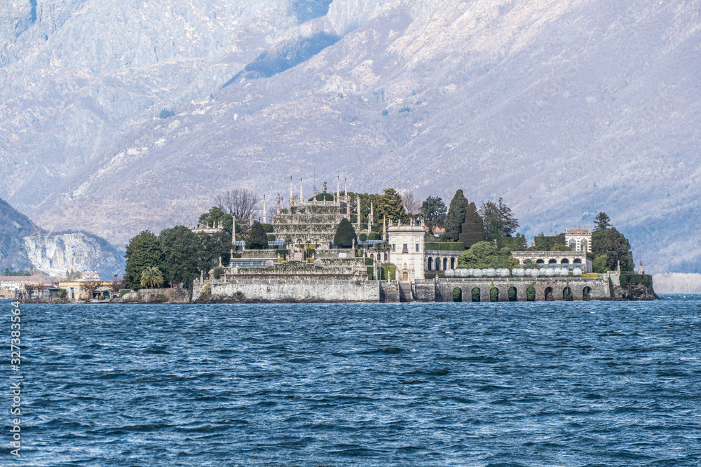 Borromee Islands in Lake Maggiore