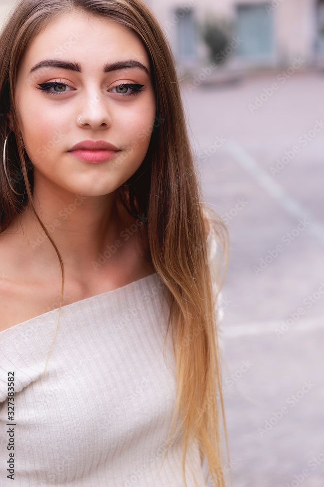 Portrait of a beautiful blonde Portrait of a beautiful blonde