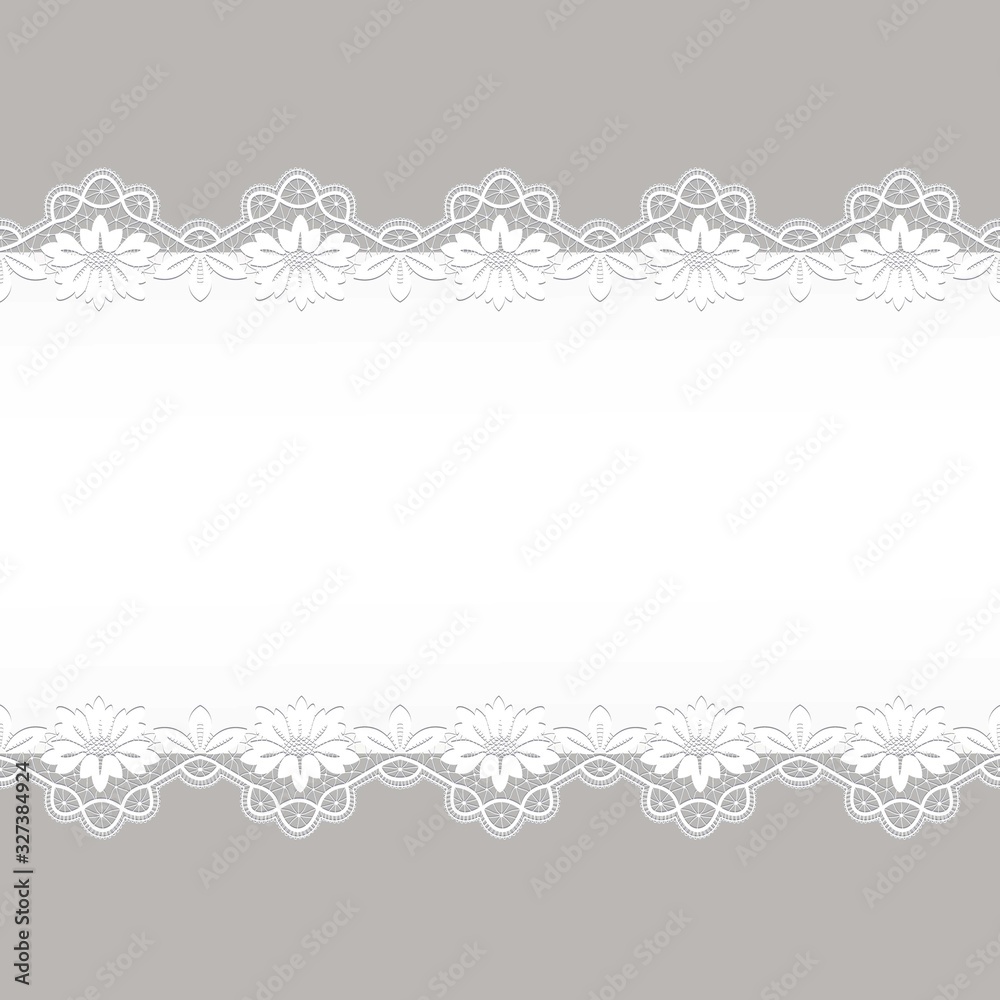 background with lace borders