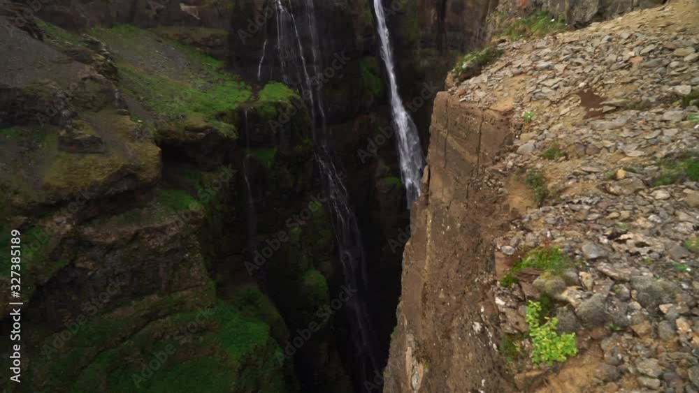 Glymur, the second highest waterfall in Iceland Glymur, the second highest waterfall in Iceland