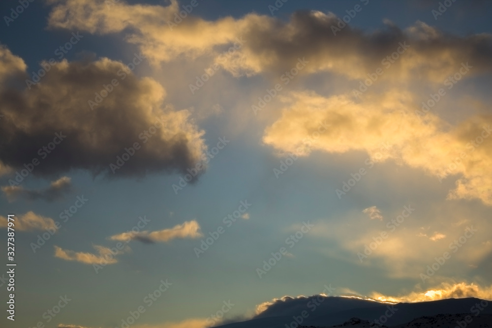 Obraz premium last rays of the sun