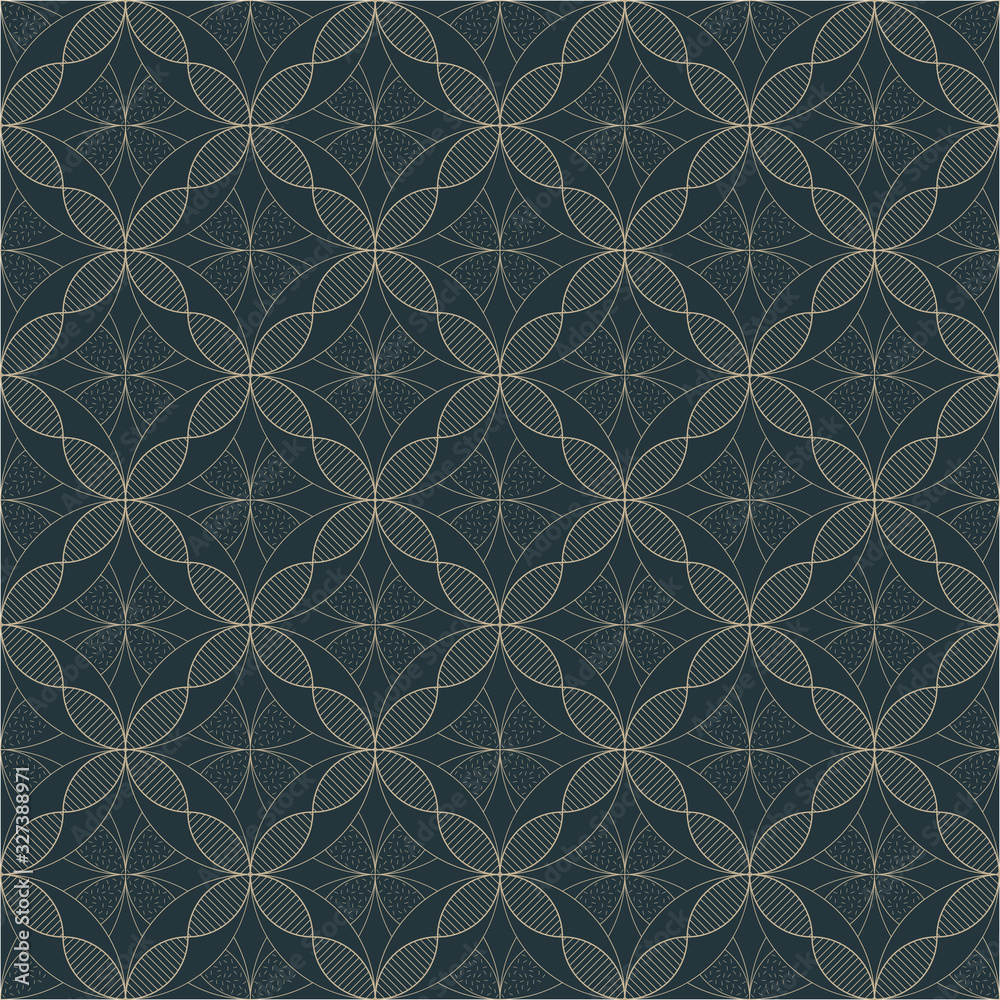 Seamless Vector Pattern. Editable strokes, luxurious design. Seamless Vector Pattern. Editable strokes, luxurious design.