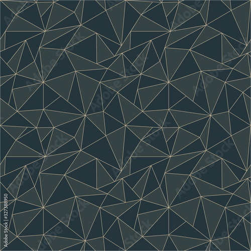 Seamless Vector Pattern. Editable strokes, luxurious design. 