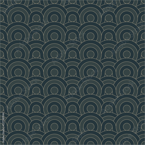 Seamless Vector Pattern. Editable strokes, luxurious design. 