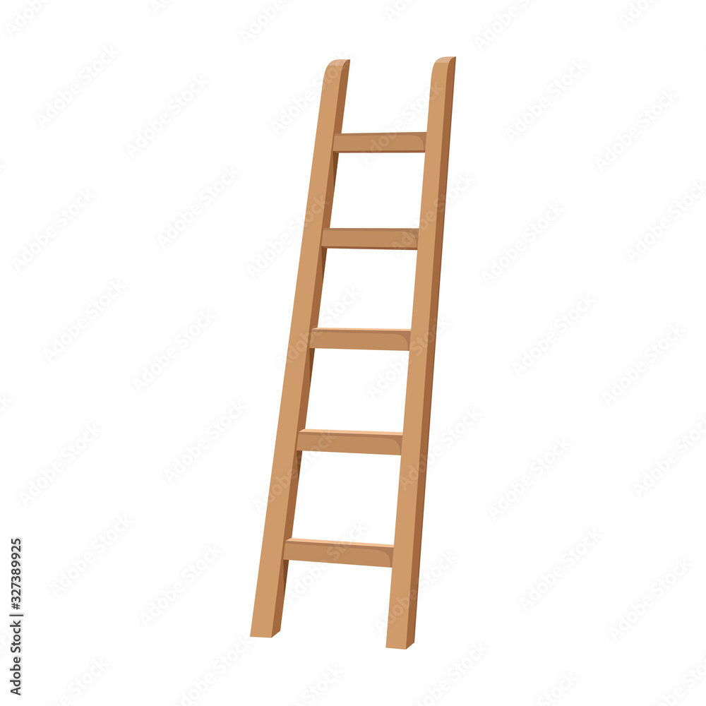 Ladder vector icon.Cartoon vector icon isolated on white background ladder. Ladder vector icon.Cartoon vector icon isolated on white background ladder.