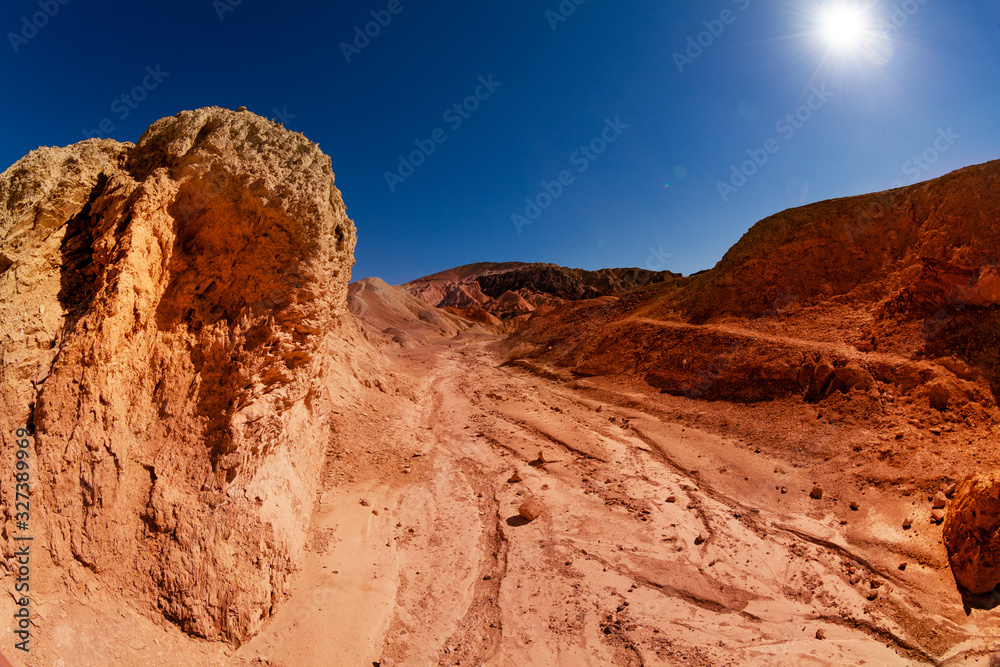 Dry river bank rock formations near the Zebra spot Canyon in Utah national park, USA Dry river bank rock formations near the Zebra spot Canyon in Utah national park, USA