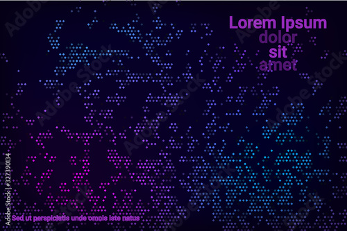 Halftone neon texture.