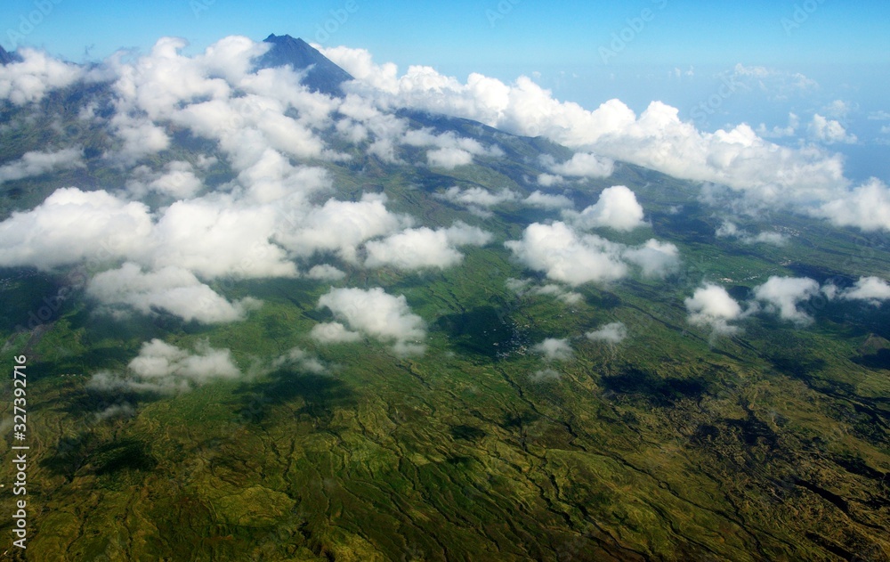 Puffy clouds