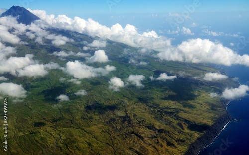 Pico de Fogo and clouds