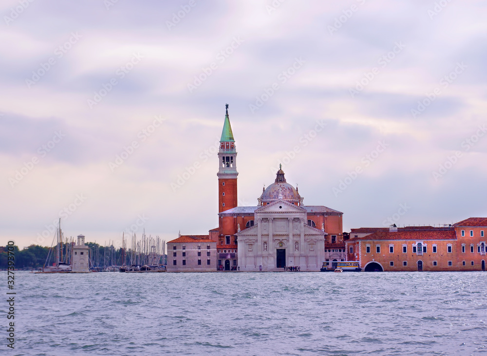 Fototapeta premium view of San Giorgio island, Venice, Italy