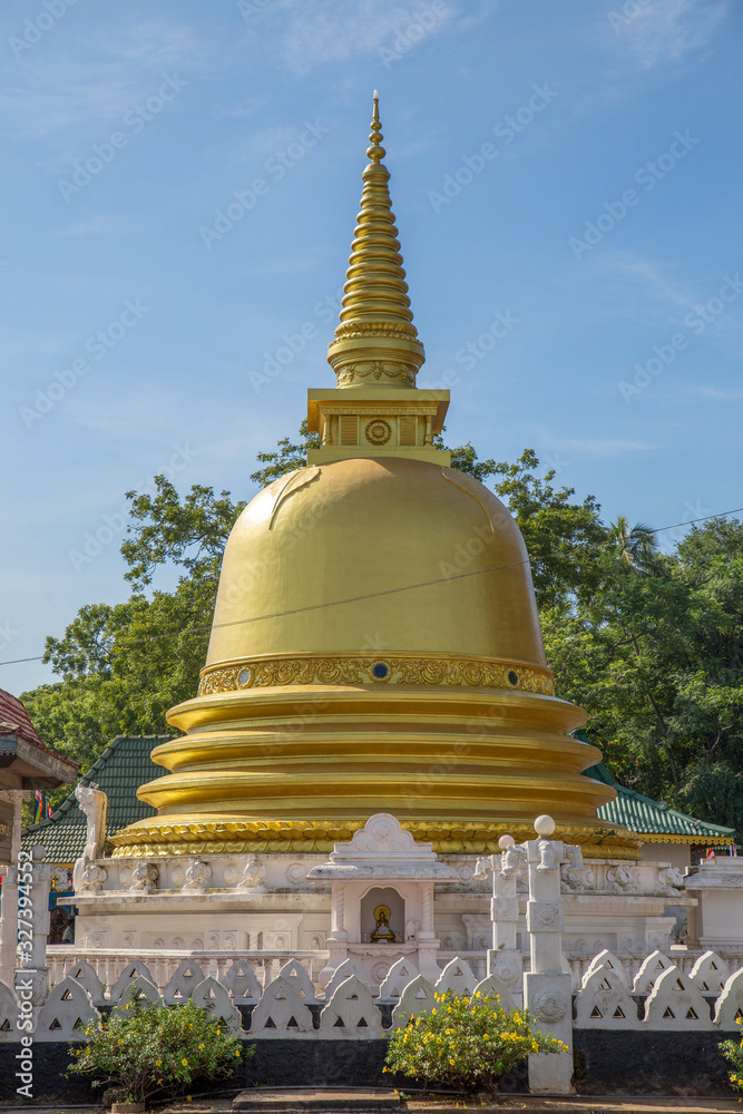 golden pagoda in Sri Lanka golden pagoda in Sri Lanka
