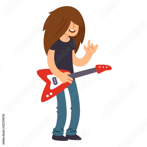 Cartoon rocker guy