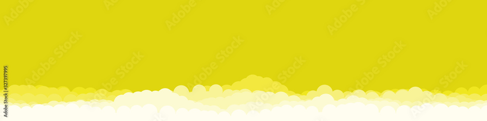 Abstract Color Clouds Sky Generative Art background illustration