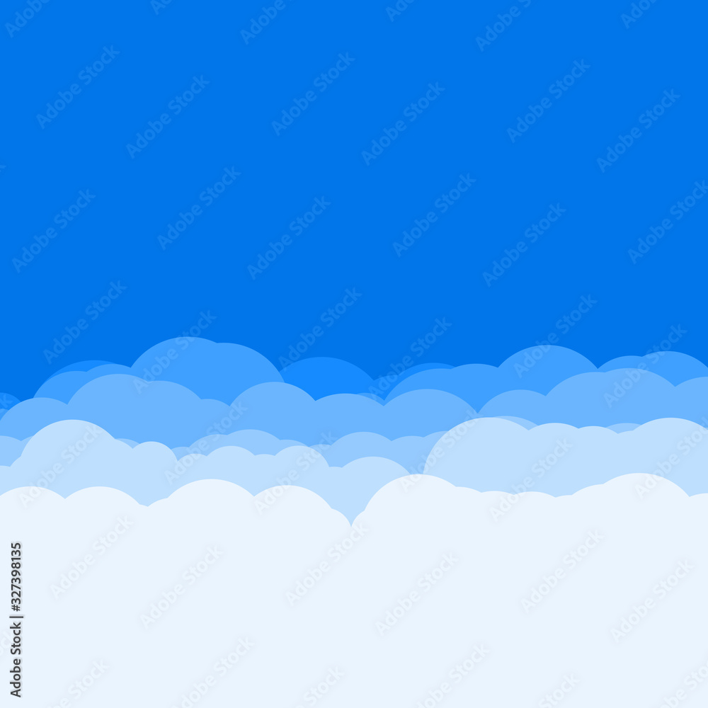 Abstract Color Clouds Sky Generative Art background illustration Abstract Color Clouds Sky Generative Art background illustration