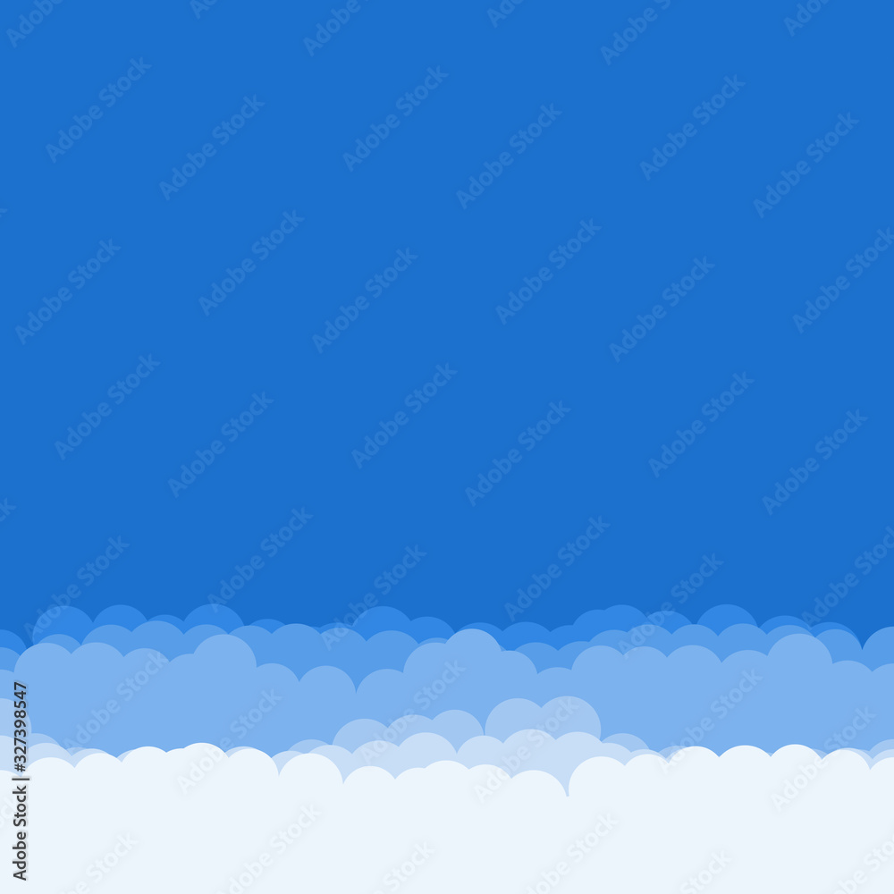 Abstract Color Clouds Sky Generative Art background illustration Abstract Color Clouds Sky Generative Art background illustration