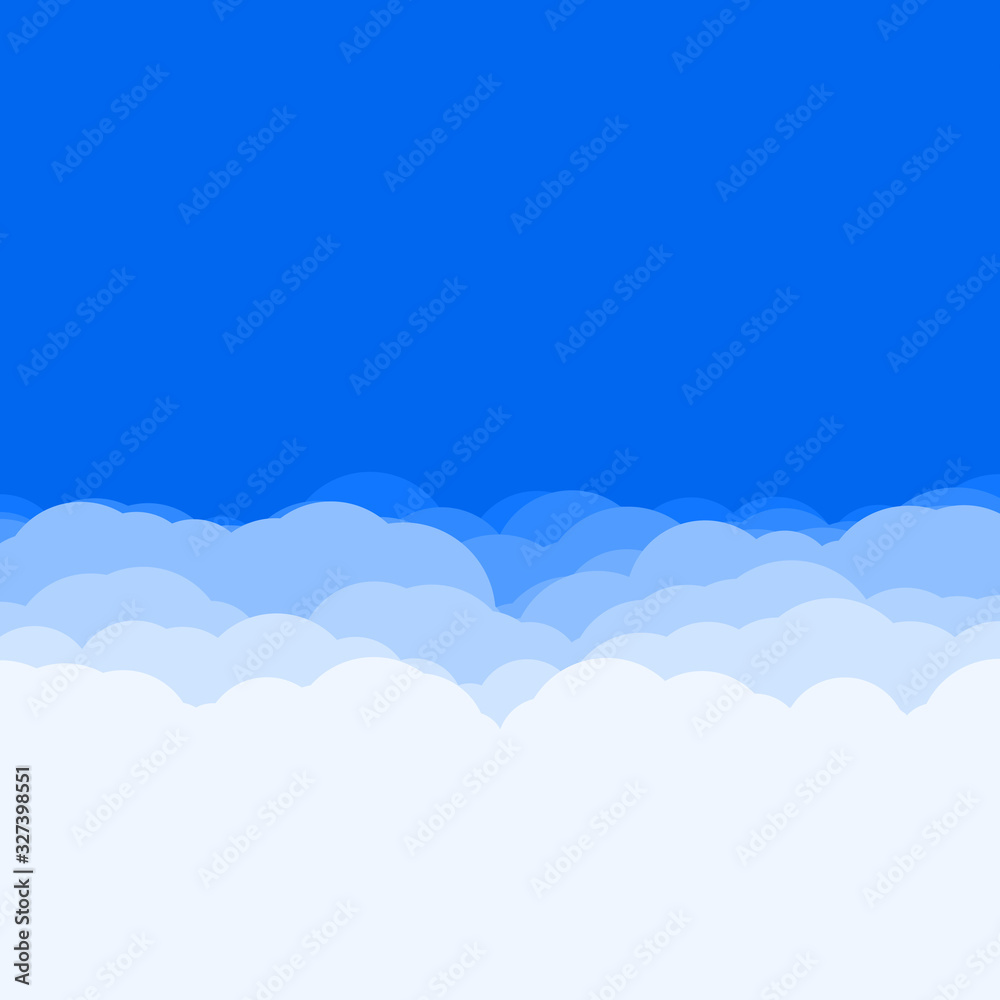 Abstract Color Clouds Sky Generative Art background illustration Abstract Color Clouds Sky Generative Art background illustration