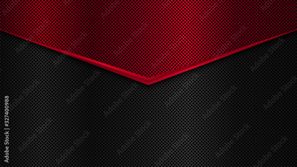 Black and red metal texture background. Vector illustration Stock ...