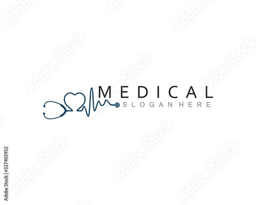 Medical logo vector icon