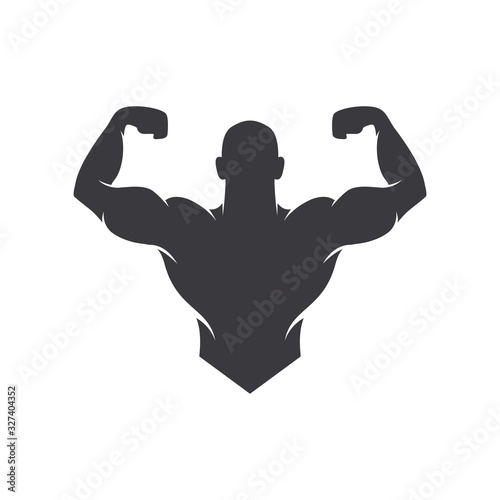 Fitness logo, GYM logo, vector icon illustration